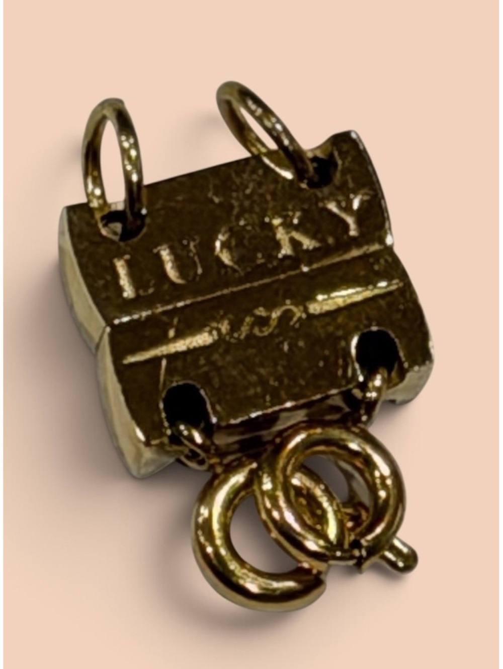 Lucky Brand Gold Tone Magnetic Necklace Layering Clasp